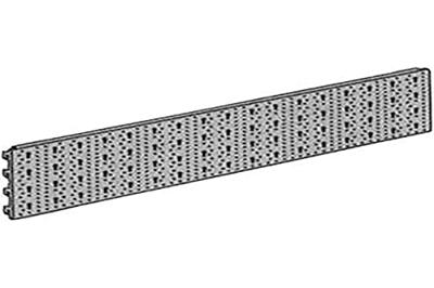 Stahl-Lochplatte Material STA weiß L.800mm B.200mm Element-System