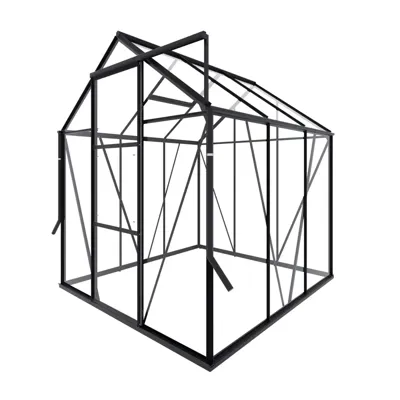 Tuinkas Kate I zwart 3 mm veiligheidsglas Royal Well - Royal well