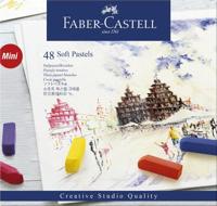 Faber Castell FC-128248 Pastelkrijt Halve Lengte Etui à 48 Stuks - thumbnail