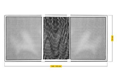Muggennet Schellenberg Aluminium Wit Uitschuifbaar Met lijst Glasvezel 75 x 100 cm