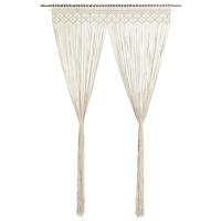 VidaXL Gordijn macramé 140x240 cm katoen - thumbnail
