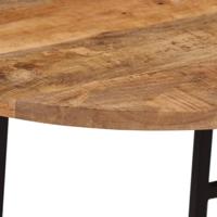 3-delige Salontafelset massief mangohout en ijzer - thumbnail