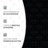 Eat Slow Live Longer Lick Mat Bones Grey - thumbnail