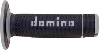 Domino handvat "a020" rubber grip a020 bw/gr 118mm closed