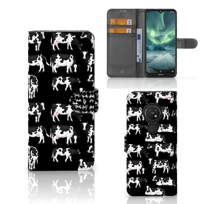 Nokia 7.2 | Nokia 6.2 Telefoonhoesje met Pasjes Koetjes Nokia 7.2 | Nokia 6.2 Telefoonhoesje met Pasjes Koetjes