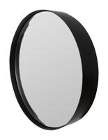 Ronde Spiegel 'Sal' 75cm, kleur zwart - thumbnail