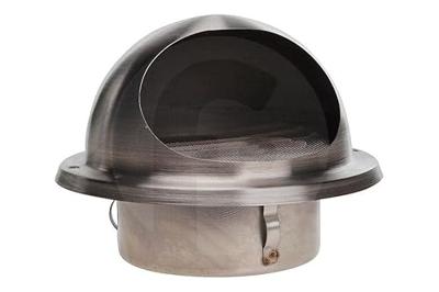 Enzo RVS buitenrooster 125mm design model bol - 1400455