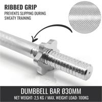 Dumbellset 20 kg Gietijzer - 30 mm - thumbnail
