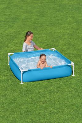 Bestway zwembad met stalen frame, 122x122x30,5 cm
