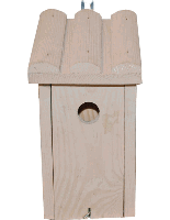 Mezenkast buiten wit ribdak Gebr. de Boon - Gebr de boon - thumbnail