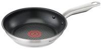 Tefal Kookgerei Tefal virtuoso koekenpan 24 cm rvs - thumbnail