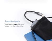 Akasa AK-CR-10BK geheugenkaartlezer USB 3.2 Gen 2 (3.1 Gen 2) Type-C Zwart, Zilver - thumbnail