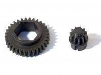Gear set for back plate unit (for nitro star 12/15 engines - thumbnail