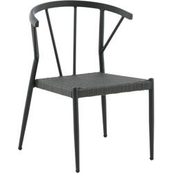 Nohr Tuinstoel 'Charlina' Wicker, kleur Zwart