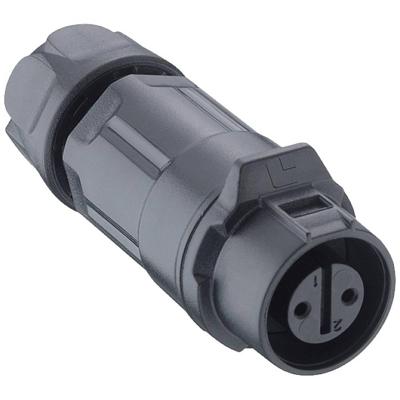 Lutronic 2340 04 T06CB A Ronde connector Bus, recht 1 stuk(s)