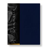 Dommelin Dommelin Laken Uni Satijn 300TC 524 Navy 160x270 cm - thumbnail