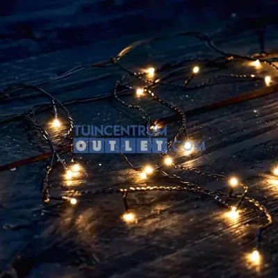 Led fonkel icicleverlichting 119 lampjes zwart