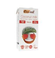 Ecomil Kokosmelk Nature Bio Suikervrij 1000 ml - thumbnail