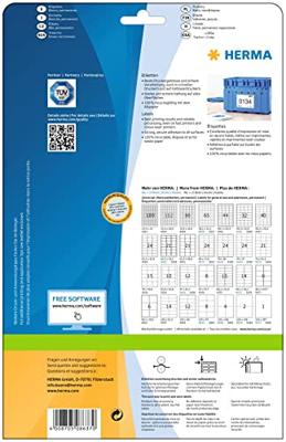 Etiket herma 8637 210x297mm a4 premium wit 10st | 70 stuks
