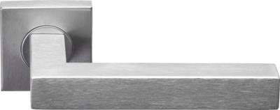 Formani | Deurkruk BASIC BSQ1-G op vierkant rozet | RVS mat