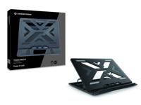 Conceptronic ERGO Laptop Cooling Stand 39,6 cm (15.6 ) Notebookstandaard Zwart - thumbnail