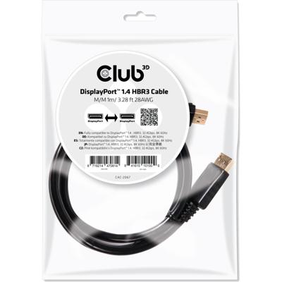 Club 3D DisplayPort 1.4 - DisplayPort 1.4 male-male kabel