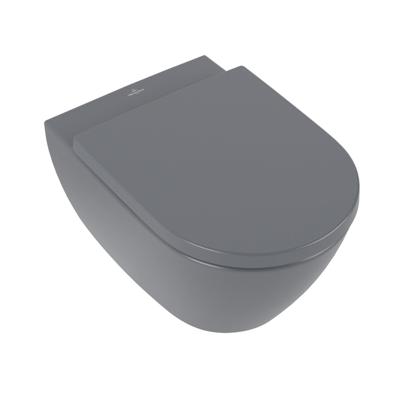 Wandcloset Villeroy & Boch Subway 2.0 Diepspoel Zonder Spoelrand Grafiet Villeroy & Boch Wandcloset Villeroy & Boch Subway 2.0 Diepspoel Zonder Spoelrand Grafiet Villeroy & Boch