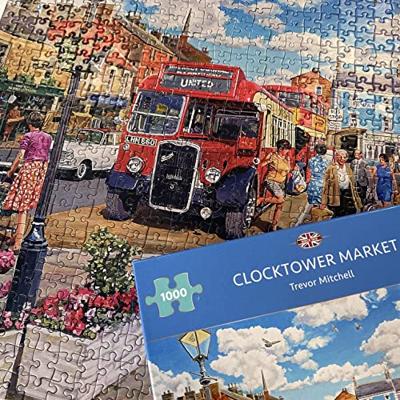 Gibsons Puzzel Clocktower Market 1000 Stukjes