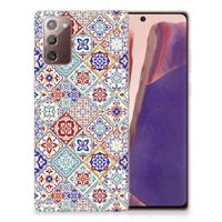 Samsung Note 20 | TPU | Siliconen hoesje | Tiles Color - thumbnail