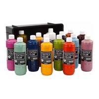Creativ Company Textile color semi-dekkende textielverf, 15x500ml - thumbnail