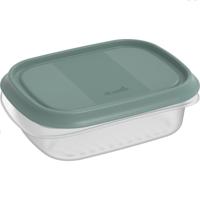 Rotho ELEMENTS Koelkast Bewaardoos 16x12x5 cm 0.5L Mistletoe Groen/Transparant - thumbnail