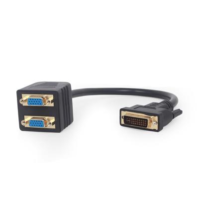 Passieve DVI - VGA x 2 splitterkabel, 0,3 m