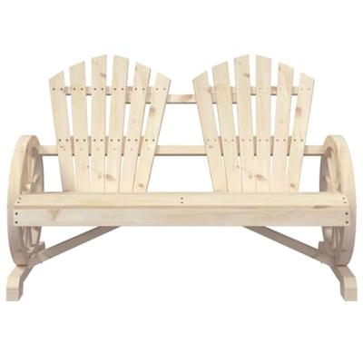 Tuinstoel 2-zits Adirondack massief vurenhout