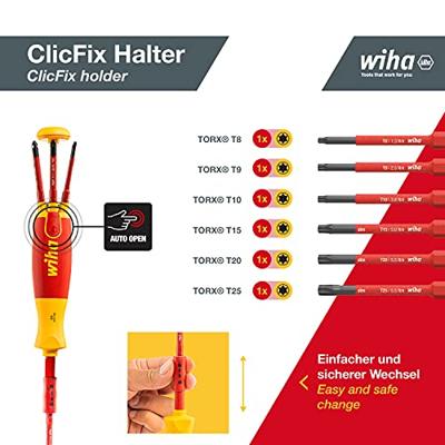 Wiha 283109022 Schroevendraaier met bitmagazijn LiftUp electric TORX® met 6 slimBits. - 41157 - thumbnail