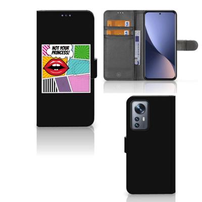 Xiaomi 12 Pro | Wallet Case | met Pasjes | Popart Princess Xiaomi 12 Pro | Wallet Case | met Pasjes | Popart Princess