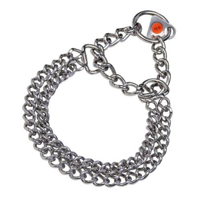 Hondenhalsband Hs Sprenger Zilverkleurig 2 mm Dubbel Schakels 60 cm