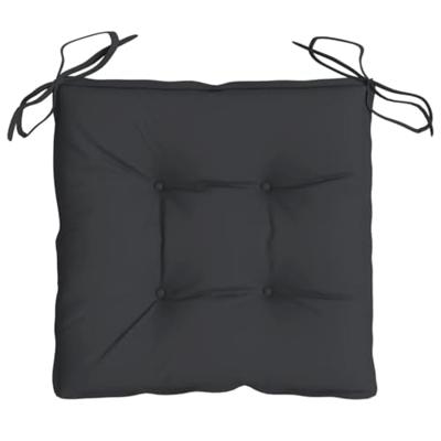 VidaXL Palletkussens 4 st 50x50x7 cm oxford stof zwart - thumbnail