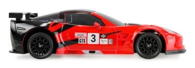 Amewi 1:18 RC auto Elektro Drift Corvette C6.R Drift Car Rood Brushed 4WD RTF 2,4 GHz Incl. accu en laadkabel, Voordeelset