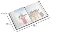 Hama Insteekalbum London Voor 100 Foto&apos;s Van 13x18 Cm Grijs - thumbnail