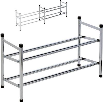 Storage Solutions schoenenrek met 2 lagen (61,5-115)x23x38 cm