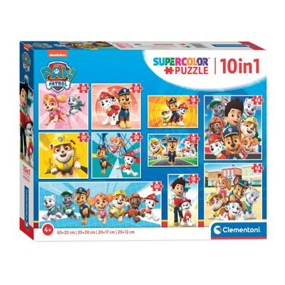 Clementoni 10in1 Puzzel Paw Patrol 18-60 Stukjes