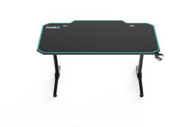 Fourze D1400 gaming desk groen / zwart