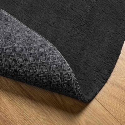 Tapijt HUARTE Zwart 100 x 200 cm Polyester