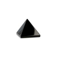 Edelsteen Piramide Obsidiaan Zwart - 25 mm - thumbnail