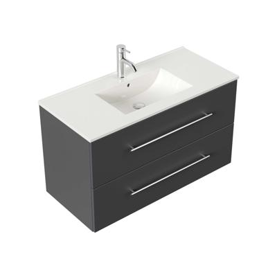 Wastafelkast Odin Antraciet 100 cm