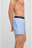 Hugo Boss Boxers wijd 2-pack streep-ruit blue - thumbnail