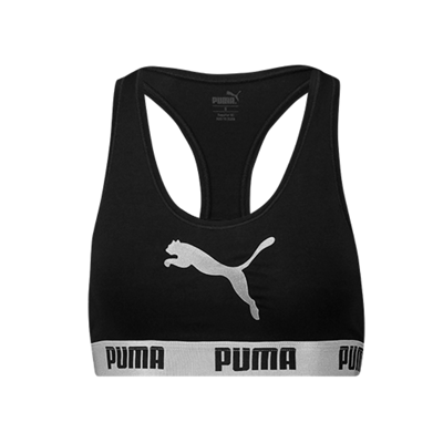 Puma Women Racer Back Top 1p Hang Black-L