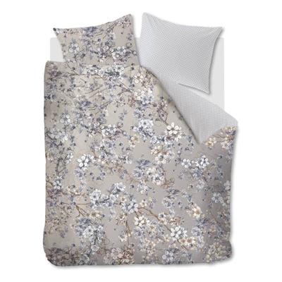 Kardol Fleurelle dekbedovertrek - 2-persoons (200x200/220 cm + 2 slopen) - Katoen satijn - Blue Grey Kardol Fleurelle dekbedovertrek - 2-persoons (200x200/220 cm + 2 slopen) - Katoen satijn - Blue Grey