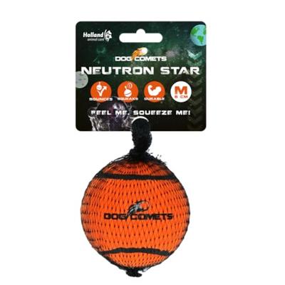 Dog comets Neutron Star Tennisbal met pieper M Oranje 1st Dog comets Neutron Star Tennisbal met pieper M Oranje 1st