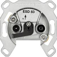 Kathrein ESD 83 Antennedoos BK, DAB+, Satelliet, TV, FM Schroefbevestiging, Inbouw (in muur) Enkele aansluitdoos - thumbnail